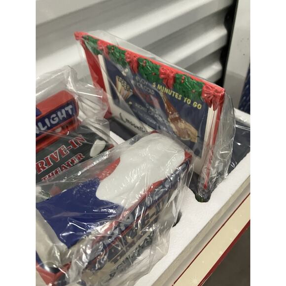 VTG 1990 TOWN SQUARE COLLECTION COCA COLA MOONLIGHT DRIVE-IN THEATER - Picture 6 of 13